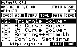 COGO+ Pro Tools Menu